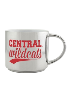 Central Wildcats Silver Metallic Mug