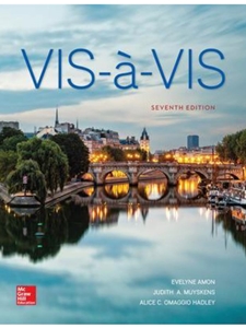 RENTAL ONLY VIS-A-VIS:BEGINNING FRENCH