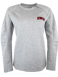 Ladies Gray Crew Neck Crim/CWU