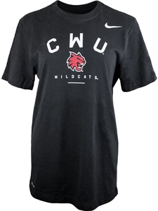 CWU Ladies Nike Black Tshirt