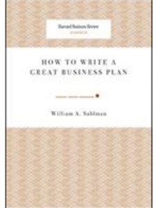 HOW TO WRITE A GREAT BUSINESS PLAN