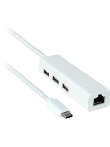 USB-C to Ethernet With 3 USB-A Ports