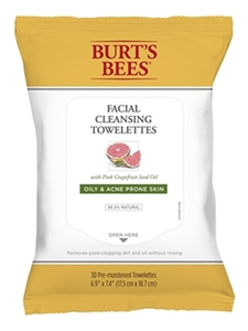 Pink Grapefruit Acne Facial Cleansing Towelettes