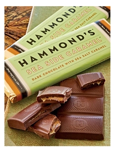 Sea Side Caramel Dark Chocolate Candy Bar
