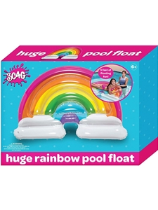 Rainbow & Clouds Pool Floatie
