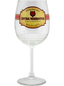 CWU 12oz Wine Glass
