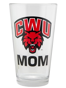 Pint Glass CWU Mom
