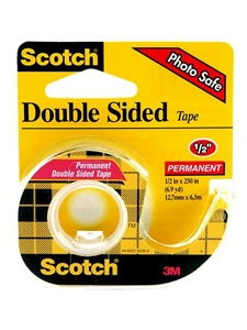 Scotch Double Sided Tape 1/2 x 250"