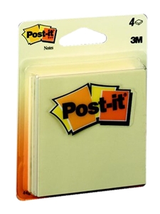 3M Post-It Pads 4pk