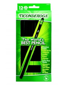 Ticonderoga #2 Black Pencil 12pk