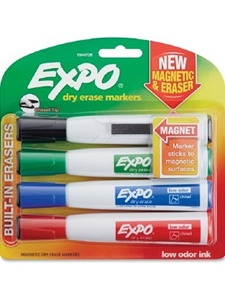 Expo Dry Erase Magnetic 4pk