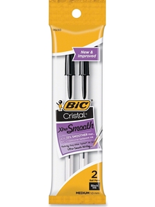 BIC Cristal Xtra Smooth Ball Pen 2pk