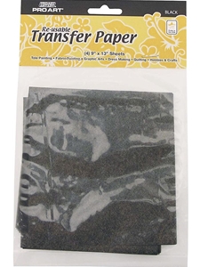 Black Transfer Paper -- 9" x 13"