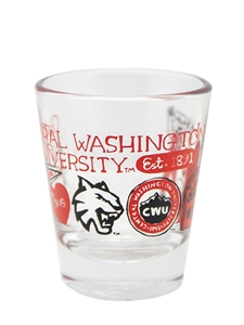 Julia Gash CWU Landmark Shot Glass