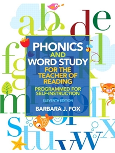 IA:ELEM 331: PHONICS AND WORD STUDY FOR THE TEACHER OF READING