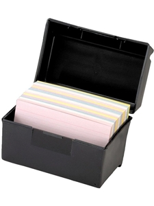 Index Card Filing Box -- 3 x 5