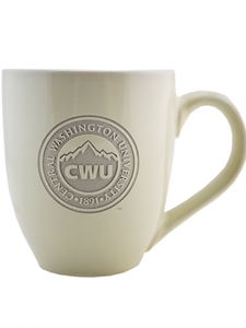 CWU 16oz Cream Bistro Mug