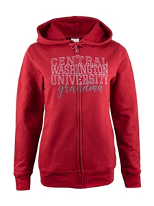 Central Washington Grandma Full Zip Sweatshirt