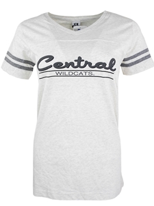 Central Ladies Natural Varsity Tshirt