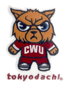 CWU Tokyodachi Iron On Patch