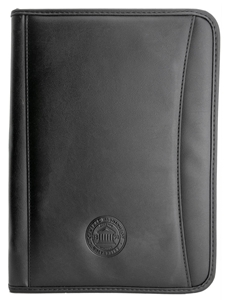 CWU Seal debossed Zippered Padfolio