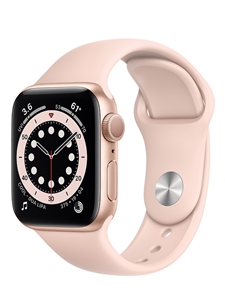 Apple Watch Series 6 GPS 40mm Gold Aluminum Case with Pink Sand Sport Band