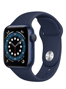 Apple Watch Series 6 GPS 40mm Blue Aluminum Case with Deep Navy Sport Band