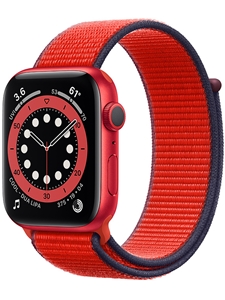 Apple Watch Series 6 GPS 44mm (PRODUCT)RED Aluminum Case with Red Sport Loop