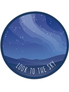 Look to the Sky Sticker