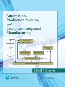 IA:EET 477: AUTOMATION, PRODUCTION SYSTEMS, AND COMPUTER-INTEGRATED MANUFACTURING (SUBSCRIPTION)