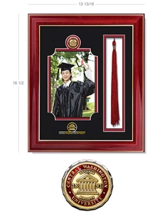 CWU 5X7" Photo Frame + Tassel