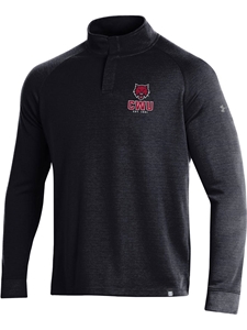 UA CWU Black 1/2 Snap Long Sleeve