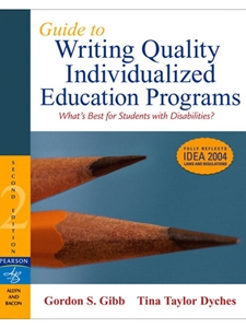 GUIDE TO WRITING QUALITY INDIV.EDUC.