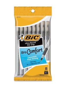 BIC Xtra-Comfort Stic Pens 8 Pack