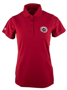 Ladies Crimson Antigua Polo