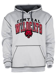 Wildcats Silver Poly Tech Hood