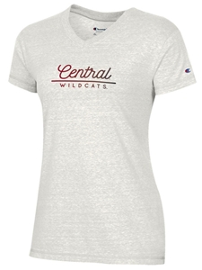 CWU Champion Ladies VNeck Tee