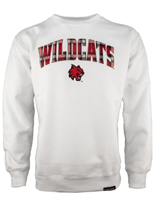 White CWU Crew Neck Sweatshirt
