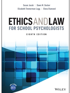 (FREE AT CWU LIBRARIES) ETHICS+LAW FOR SCHOOL PSYCHOLOGISTS
