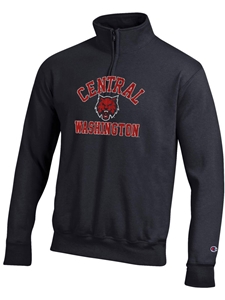 Champion Black 1/4 Zip Sweatshirt