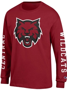 Champion Crimson Wildcats Long Sleeve Tee