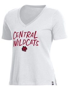 UA Ladies Vneck Tee