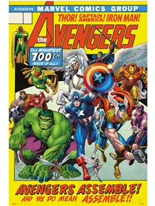 POSTER - AVENGERS 100TH COMIC