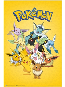 POSTER - POKEMON EVEE EVOLUTIONS