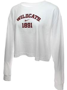 Ladies Nike Cropped Long Sleeve Tee