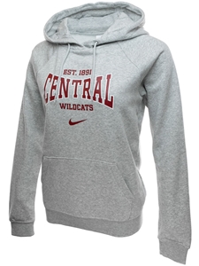 Ladies Nike Gray Hood