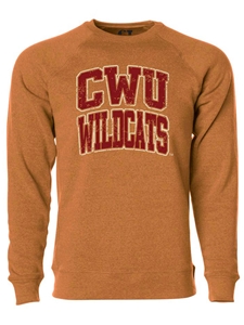 CWU Wildcats Double Arch Crew Neck