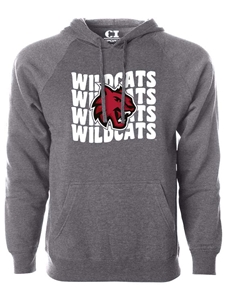 Wildcat on Repeat Gray Hood