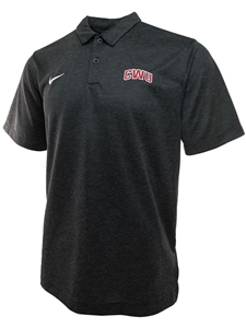 Nike Heather-Black Stripe Polo