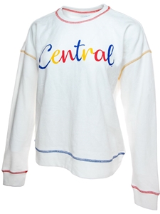 Central Rainbow Stitch Crewneck